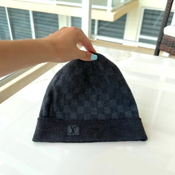 Louis Vuitton Petit Damier (Small Size) Unisex Hat NM Graphite - Picture 4 of 9